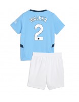 Manchester City Kyle Walker #2 Domácí dres pro děti 2024-25 Krátký Rukáv (+ trenýrky)